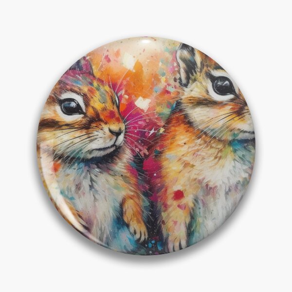 Item preview, Modern & Colourful Chipmunks Wall Art by Bodhi designed and sold by artbybodhi.