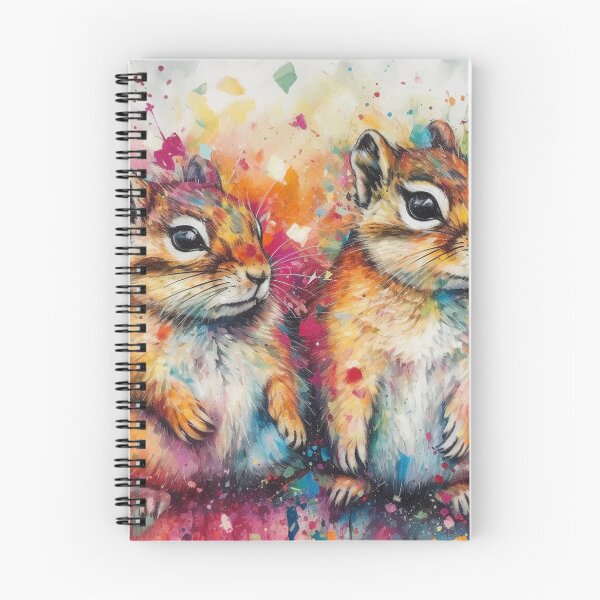Item preview, Modern & Colourful Chipmunks Wall Art by Bodhi designed and sold by artbybodhi.