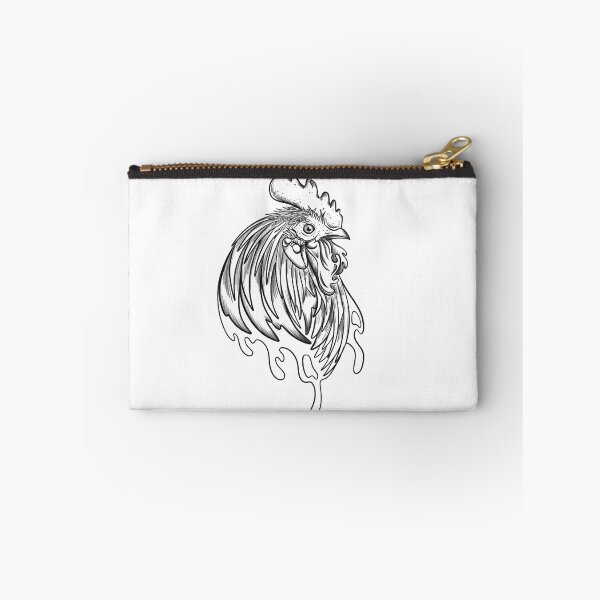 Item preview, Rooster tattoo design chicken breeding on the farm designed and sold by LuminOrb.
