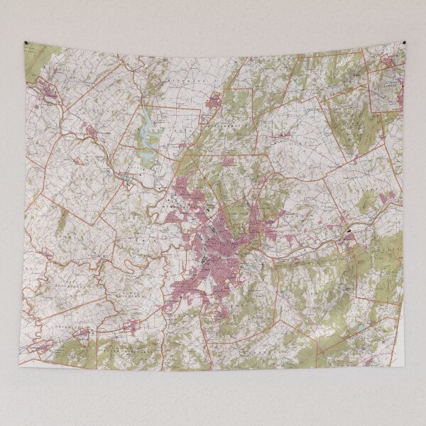 Item preview, Berks County PA Map (1978) Southeastern Pennsylvania Region Atlas designed and sold by BravuraMedia.