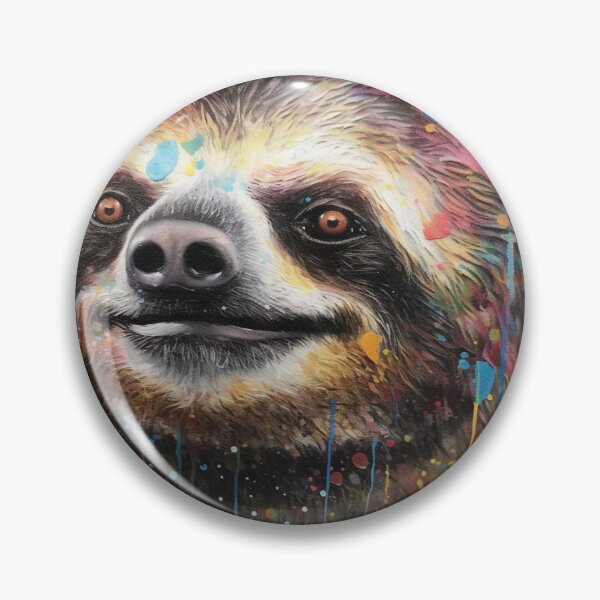 Item preview, Modern & Colourful Sloth Wall Art by Bodhi designed and sold by artbybodhi.