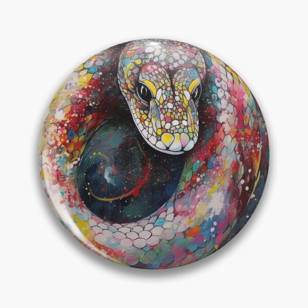 Item preview, Modern & Colourful Snake Wall Art by Bodhi designed and sold by artbybodhi.