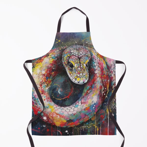 Item preview, Modern & Colourful Snake Wall Art by Bodhi designed and sold by artbybodhi.