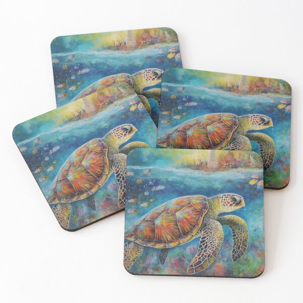 Item preview, Modern & Colourful Turtle Wall Art by Bodhi designed and sold by artbybodhi.