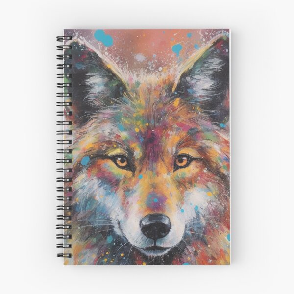 Item preview, Modern & Colourful Wolf Wall Art by Bodhi designed and sold by artbybodhi.