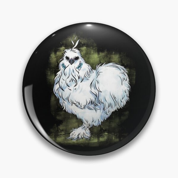 Item preview, Silkie chicken breed dwarf hen poultry breeding designed and sold by LuminOrb.