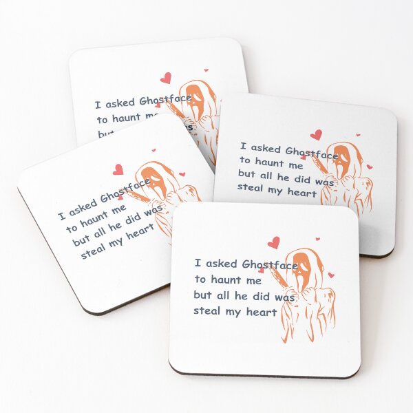 Item preview, I asked Ghostface to haunt me, but all he did was steal my heart designed and sold by Funky Feline.