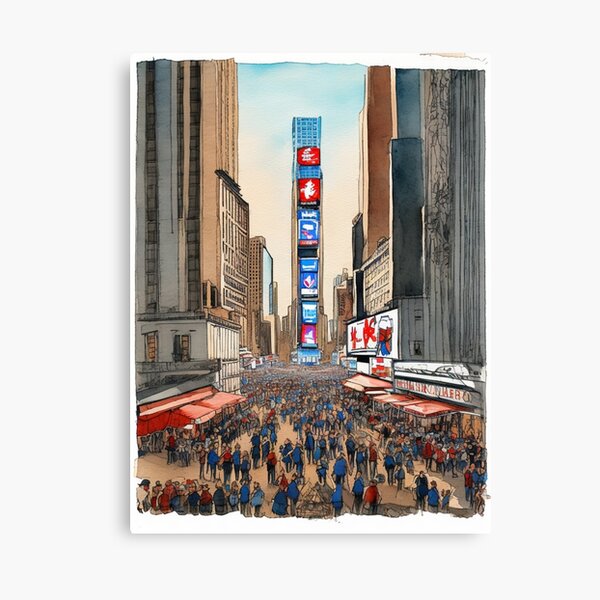 Item preview, New York - Times Square designed and sold by Digital-AI-ART.