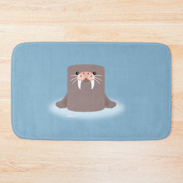 Item preview, Cute Walrus with blue background designed and sold by B-143.