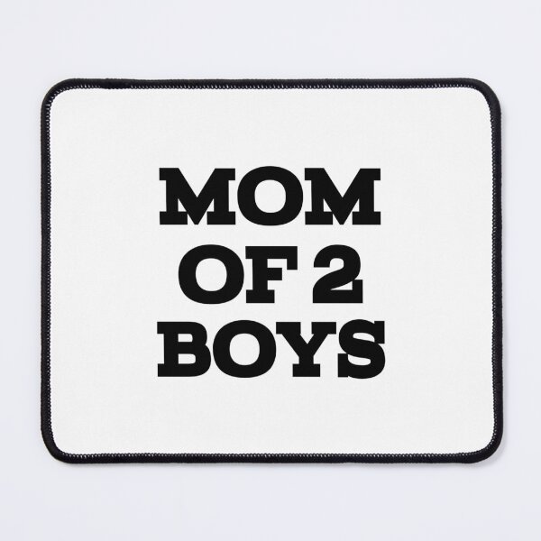 Item preview, MOM OF 2 BOYS designed and sold by RendoRed.