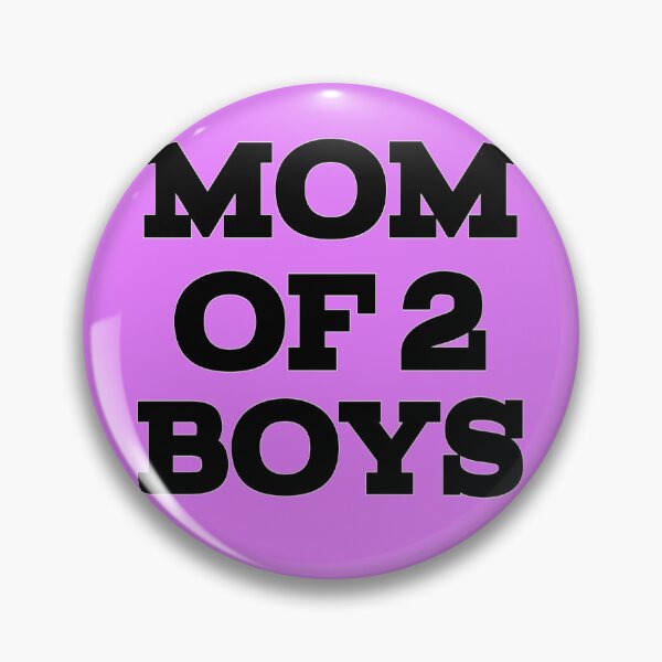 Item preview, MOM OF 2 BOYS designed and sold by RendoRed.