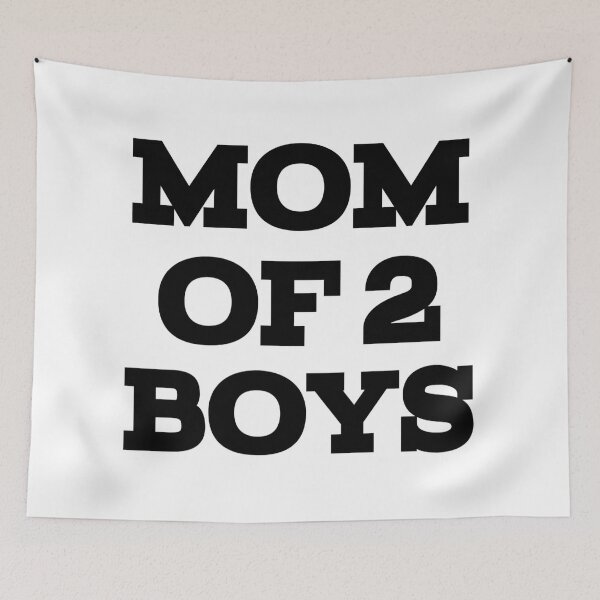 Item preview, MOM OF 2 BOYS designed and sold by RendoRed.
