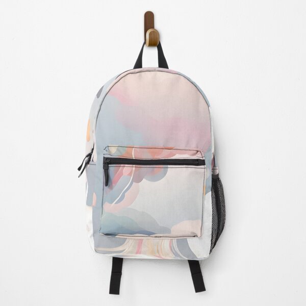 Item preview, Unicorn floating in a cloud of heart shaped clouds designed and sold by HaberkaDesign.