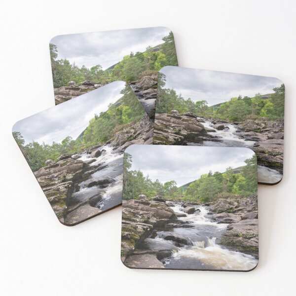 Item preview, The Falls of Dochart Waterfall in Scotland on a Stormy Day designed and sold by vryandesigns.