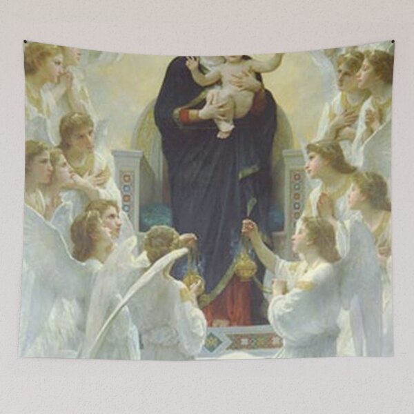 Item preview, The Virgin With Angels by William Adolphe Bouguereau designed and sold by tomorrowsart.