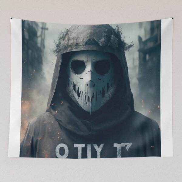 Item preview, scary face mask designed and sold by aminz4.
