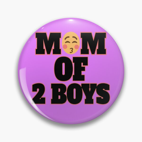 Item preview, MOM OF 2 BOYS designed and sold by RendoRed.