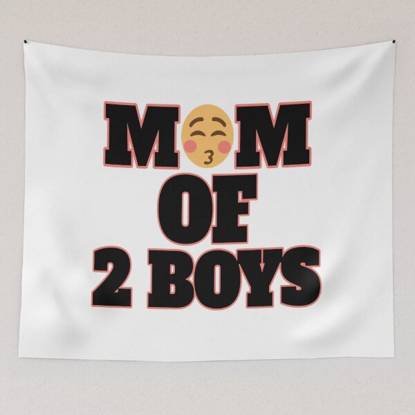 Item preview, MOM OF 2 BOYS designed and sold by RendoRed.