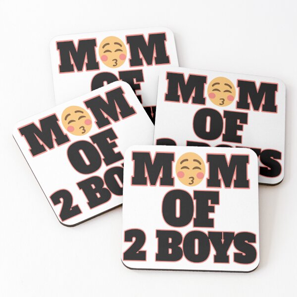 Item preview, MOM OF 2 BOYS designed and sold by RendoRed.