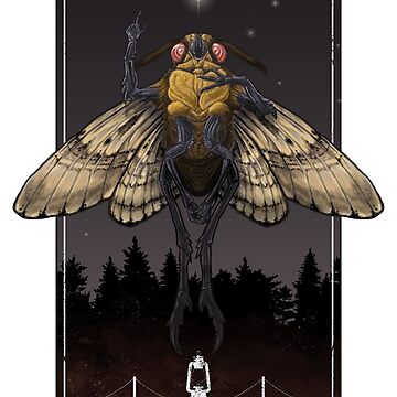 Artwork thumbnail, Mothman - The Hermit/The Prophet by CoffeeBlack Illustration