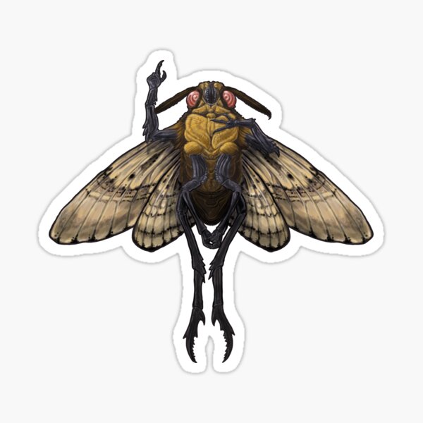 Item preview, Mothman - The Hermit/The Prophet designed and sold by CoffeeBlack Illustration.