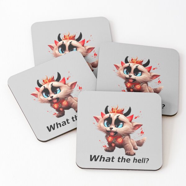 Item preview, What the hell? Hell Cat - The devil cat designed and sold by SheepAttack.