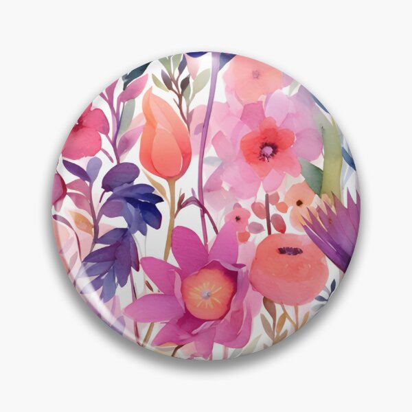 Item preview, Floral Tapestry: A Vivid Watercolor Journey designed and sold by PeToCreative.