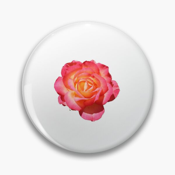 Item preview, Bright Pink Orange Rose Sticker designed and sold by BattlefoxxEarth.