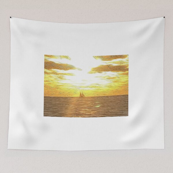 Item preview, Sailing at Sunset designed and sold by BobbyDArt.