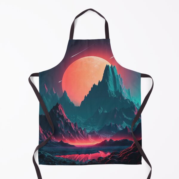 Item preview, Ethereal Summits: Synthwave Symphony in the Mountains designed and sold by Mullet Monkey.