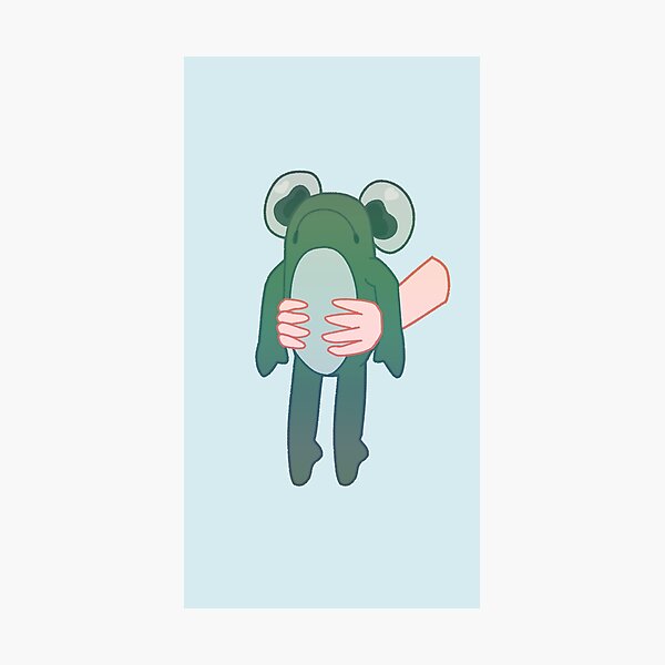 Item preview, Sad Introvert  Froggy Experiencing Social Interaction designed and sold by AldiazArt.