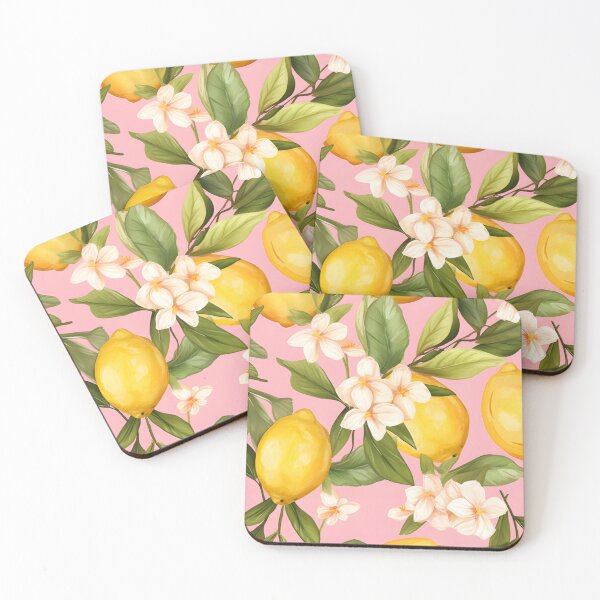 Item preview, Citrus Symphony: A Blossoming Lemon Pattern designed and sold by PeToCreative.