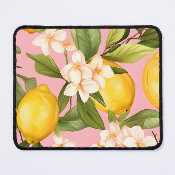 Item preview, Citrus Symphony: A Blossoming Lemon Pattern designed and sold by PeToCreative.