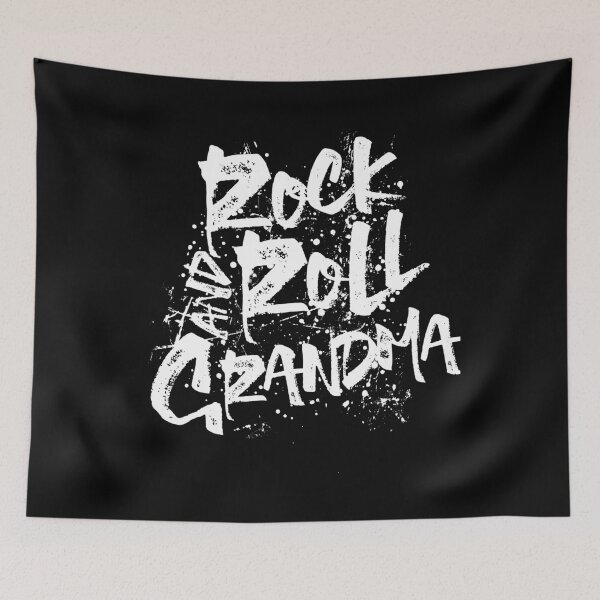 Item preview, Rock And Roll Grandma Grunge Graffiti Splatter designed and sold by SunnyStreet.