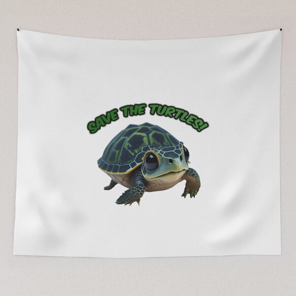 Item preview, Save the turtles! designed and sold by Artemis Prints.
