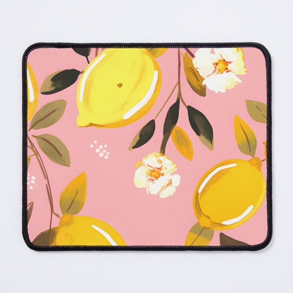 Item preview, Lemonade Delight: A Vivid Lemon and Leaf Pattern designed and sold by PeToCreative.