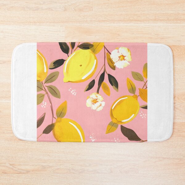 Item preview, Lemonade Delight: A Vivid Lemon and Leaf Pattern designed and sold by PeToCreative.