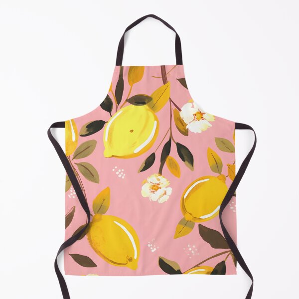 Item preview, Lemonade Delight: A Vivid Lemon and Leaf Pattern designed and sold by PeToCreative.
