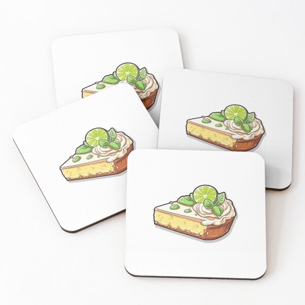 Item preview, Cute Key Lime Pie with Whipped Cream Design for Dessert Lovers designed and sold by Stickerchef.