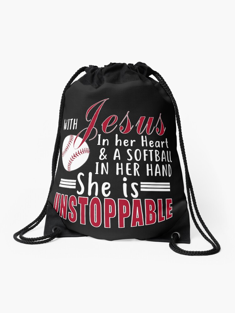 drawstring softball bag