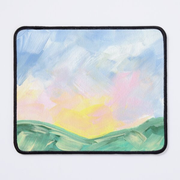 Item preview, Pastel colored mountain landscape designed and sold by AnissaF.