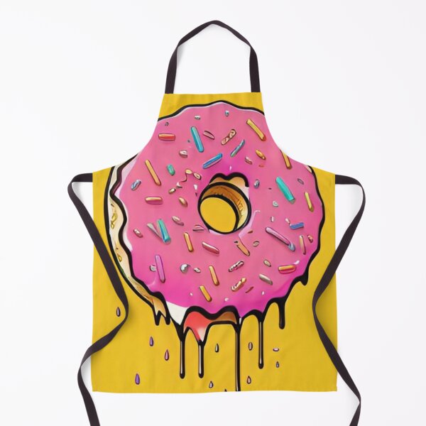 Item preview, Sweet Temptation: Irresistible Pink Sprinkle Donut designed and sold by PoxShops.
