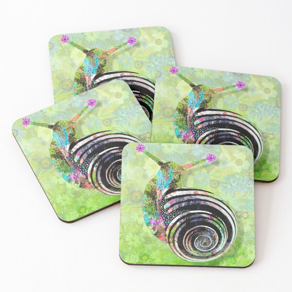 Item preview, Whimsical Enchanted Snail Art designed and sold by Sharon Cummings Art.