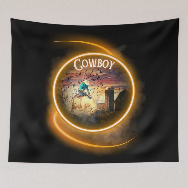 Item preview, Down on The Farm Neon Cowboy designed and sold by Jeremy Martin.