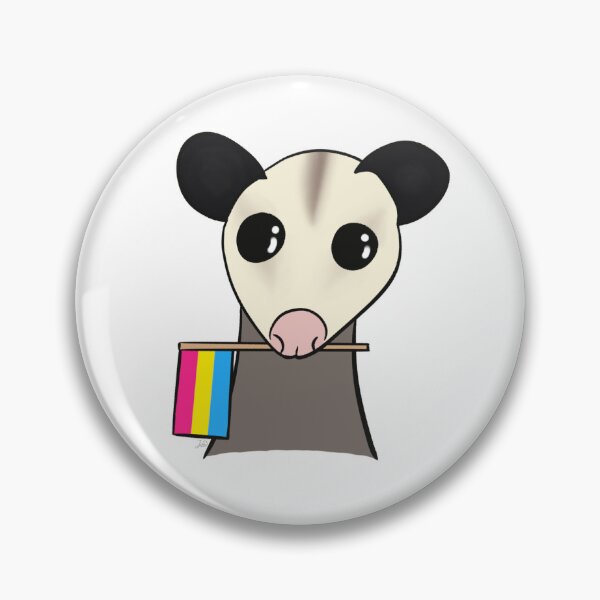 Aperçu de l'œuvre Possum de la fierté pansexuelle créée et vendue par RhatsDesigns.