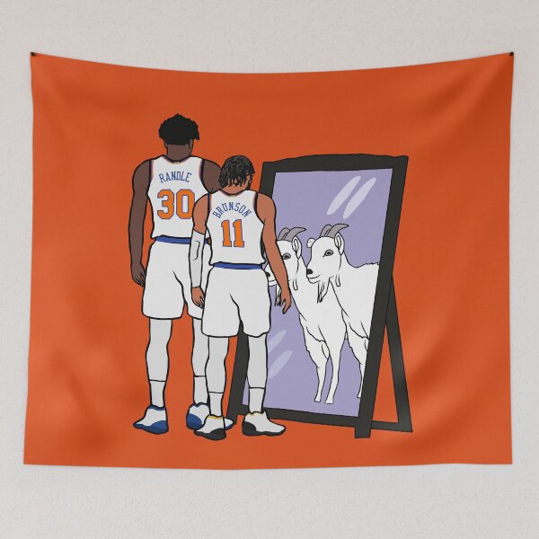 Item preview, Julius Randle and Jalen Brunson Mirror GOATs designed and sold by RatTrapTees.