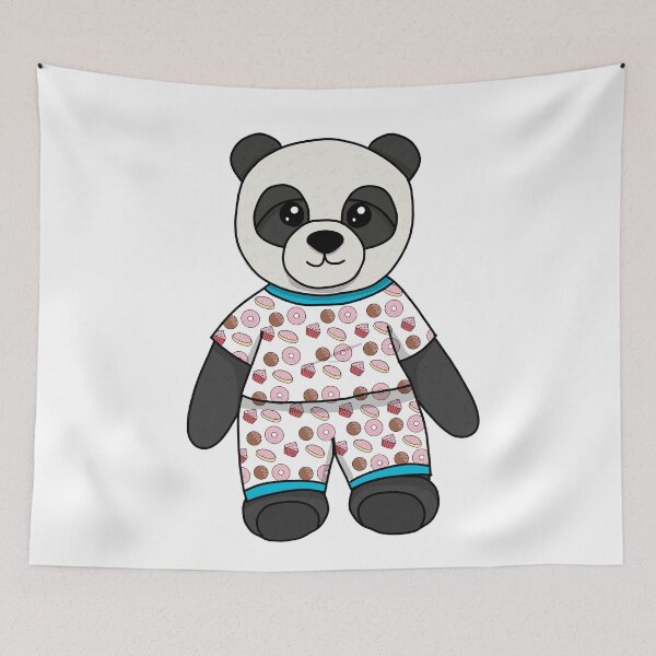 Item preview, Snuggles the Stuffed Panda designed and sold by makaylaistic.