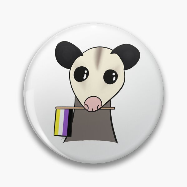 Item preview, Non-binary Pride Possum designed and sold by RhatsDesigns.