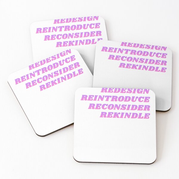 Item preview, Redesign Reintroduce Reconsider Rekindle designed and sold by mandarinolive.