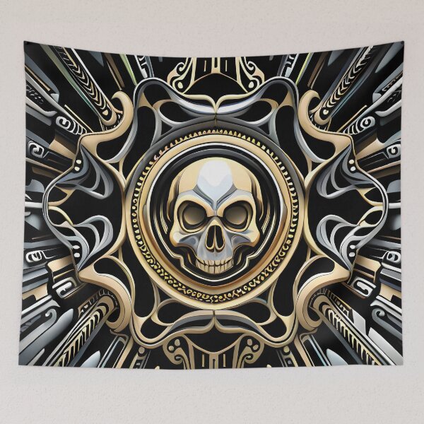 Item preview, Mechanical style skull designed and sold by Djantrix.